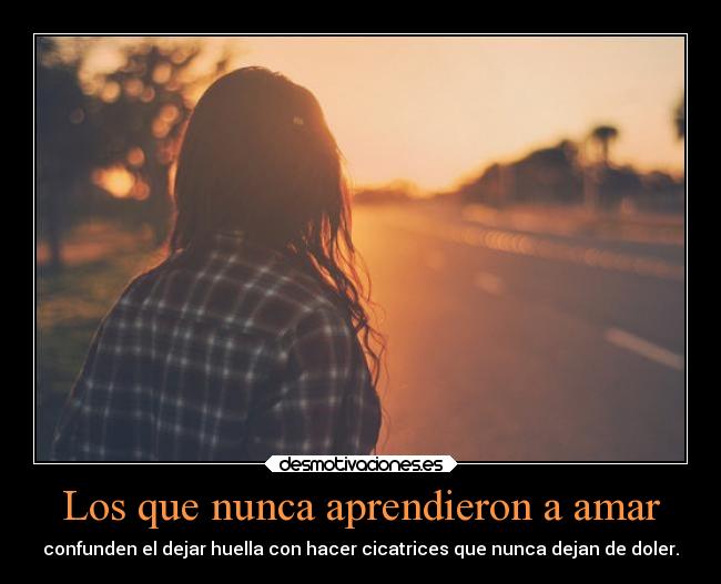 Los que nunca aprendieron a amar -