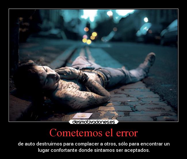 carteles vida errores auto estima the smoking poet desmotivaciones