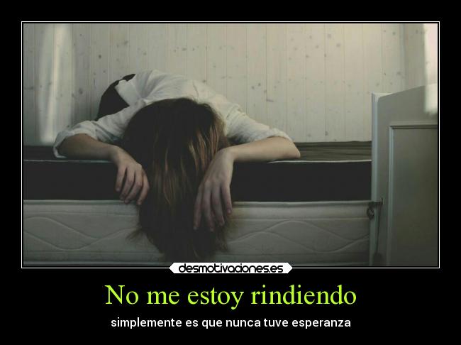 No me estoy rindiendo - 