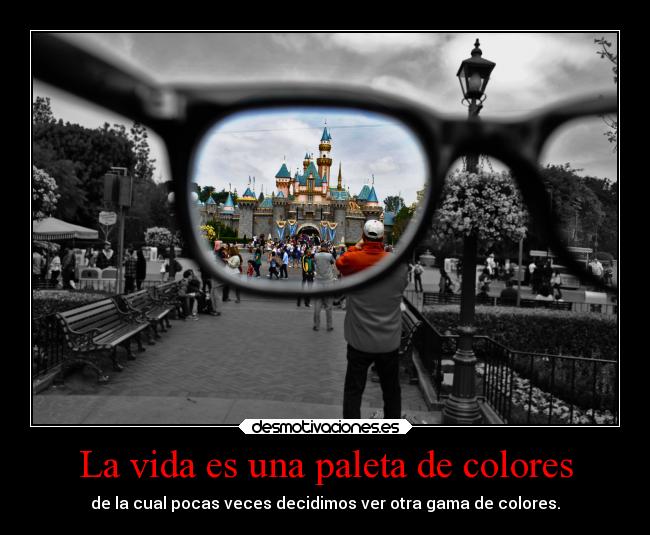 La vida es una paleta de colores - 