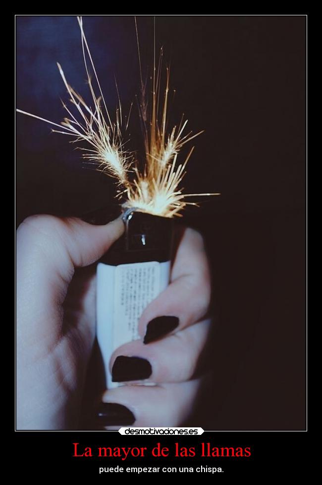 La mayor de las llamas -