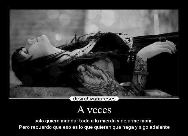A veces -