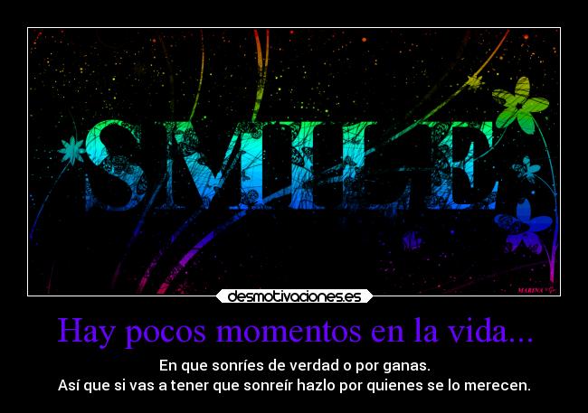 Hay pocos momentos en la vida... -