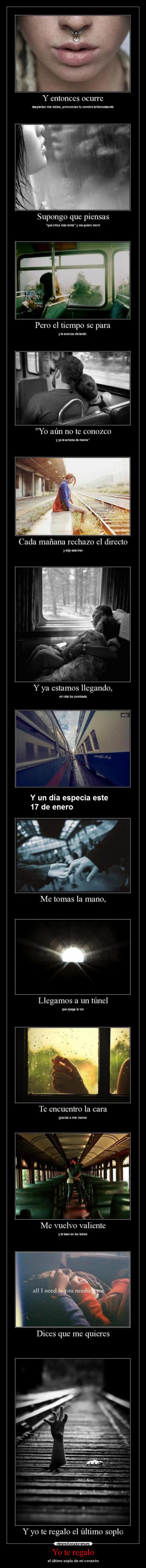 Yo te regalo - el último soplo de mi corazón