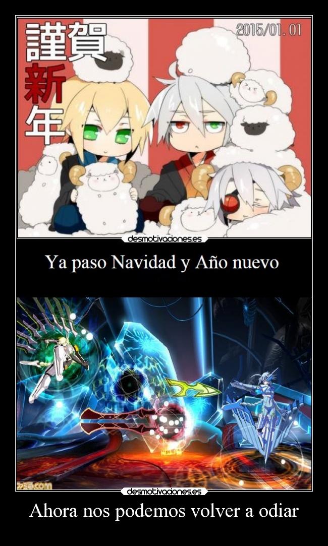 Ahora nos podemos volver a odiar - 