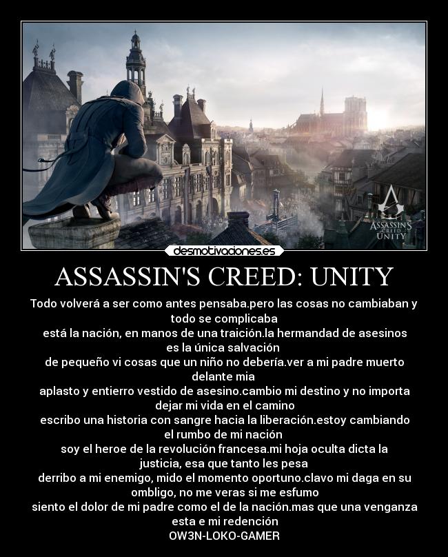 ASSASSINS CREED: UNITY -