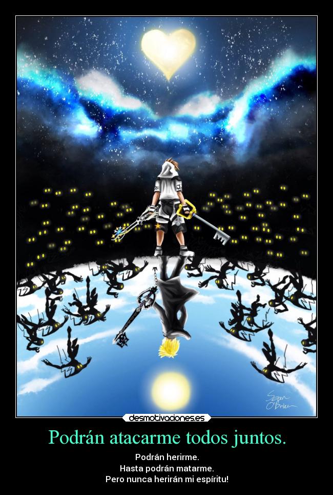 carteles videojuegos kingdomhearts kingdom hearts sora roxas sincorazon desmotivaciones