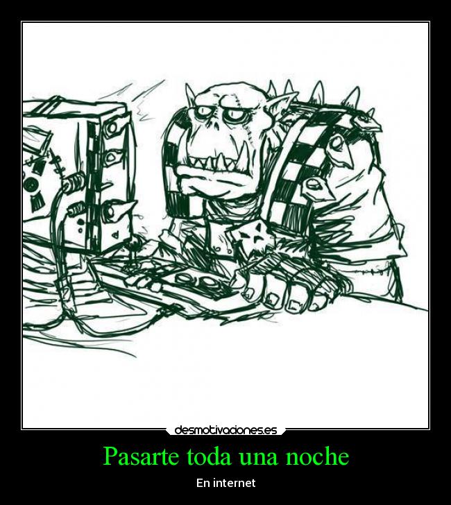 Pasarte toda una noche - En internet