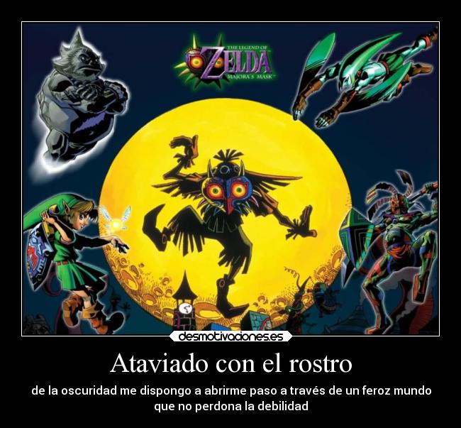 Ataviado con el rostro - de la oscuridad me dispongo a abrirme paso a través de un feroz mundo
que no perdona la debilidad