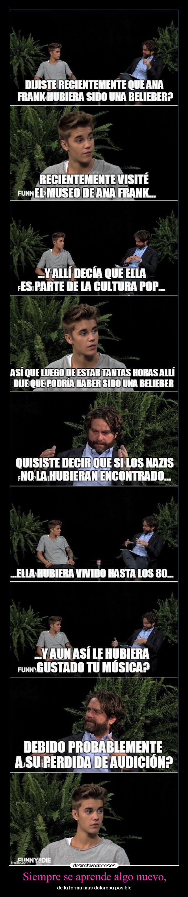 Siempre se aprende algo nuevo, - 