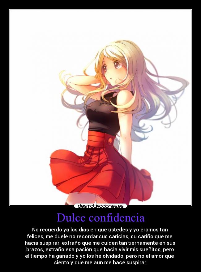 Dulce confidencia - 