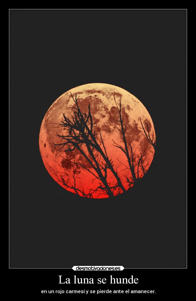 La luna se hunde - 