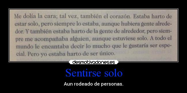 Sentirse solo - 