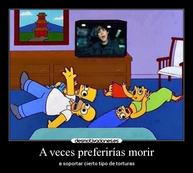 A veces preferirías morir -