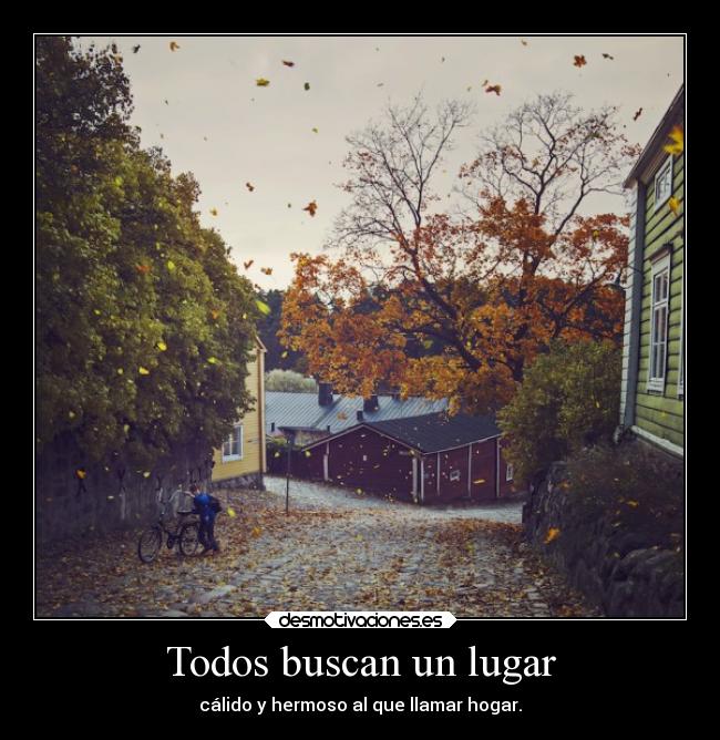 Todos buscan un lugar - 