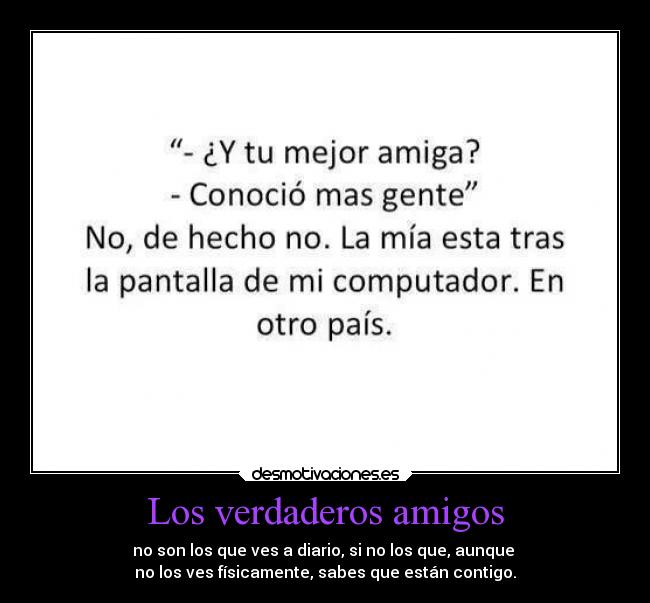 Los verdaderos amigos - 