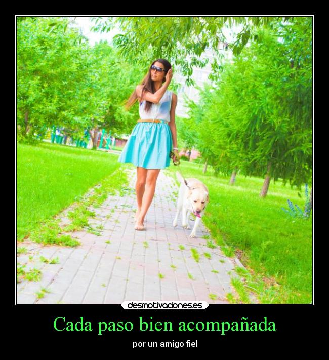Cada paso bien acompañada -
