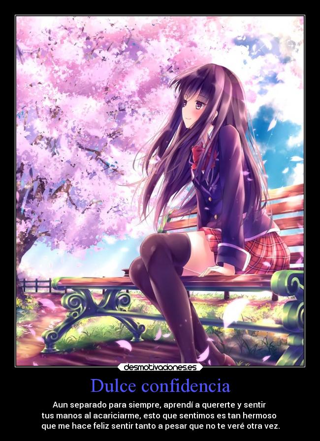 Dulce confidencia -