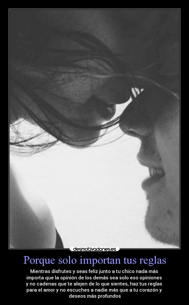 Porque solo importan tus reglas - 