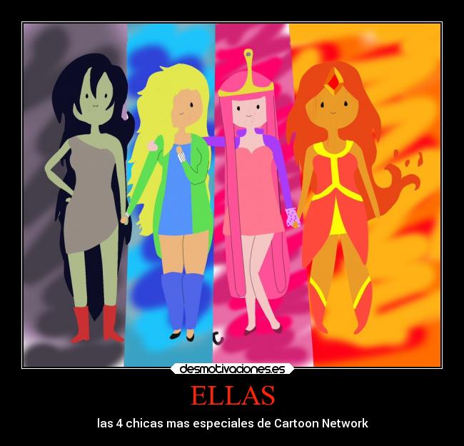 ELLAS - las 4 chicas mas especiales de Cartoon Network