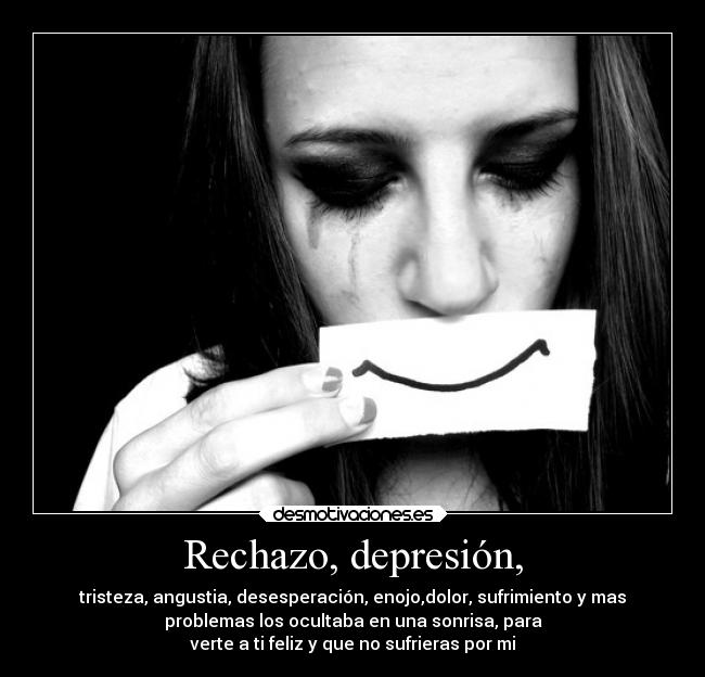 Rechazo, depresión, - 