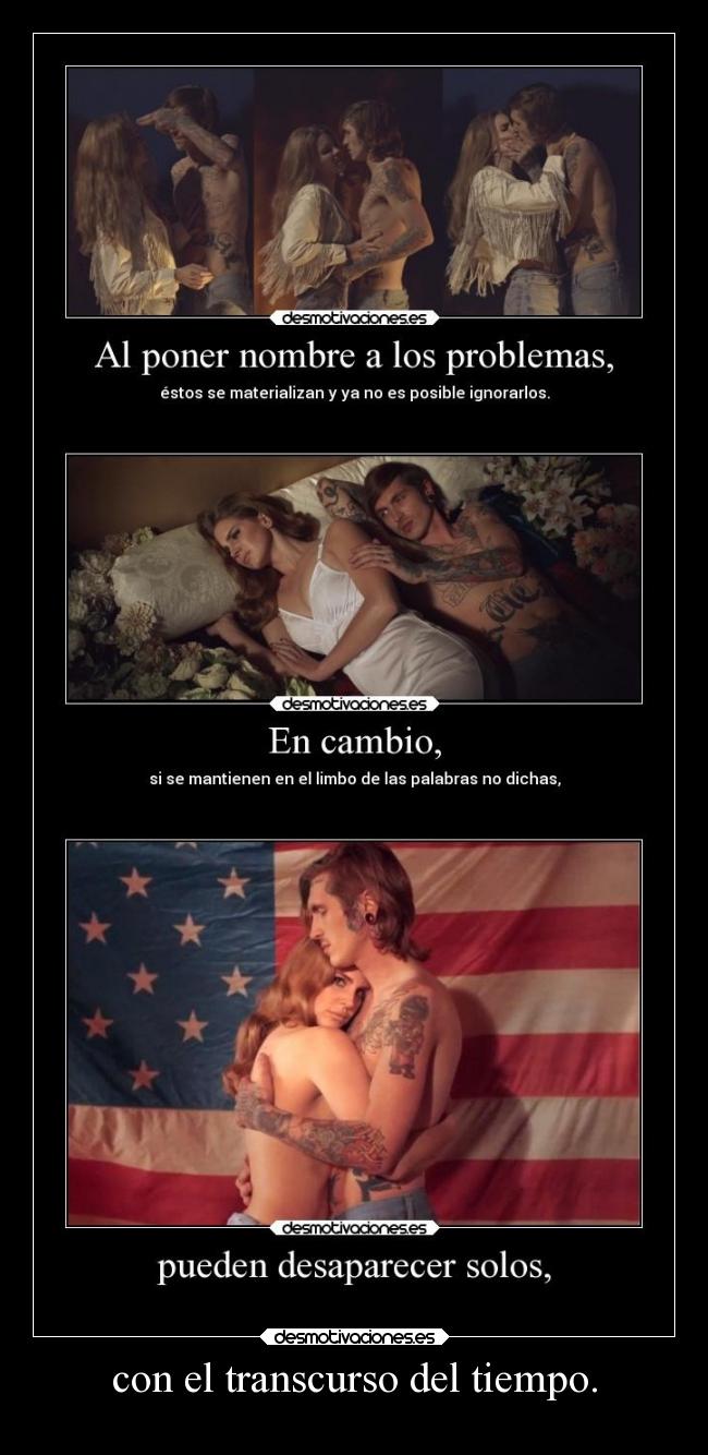 con el transcurso del tiempo. - 