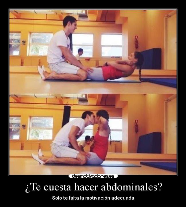 ¿Te cuesta hacer abdominales? - 