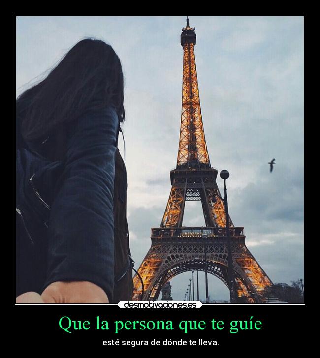 Que la persona que te guíe - 