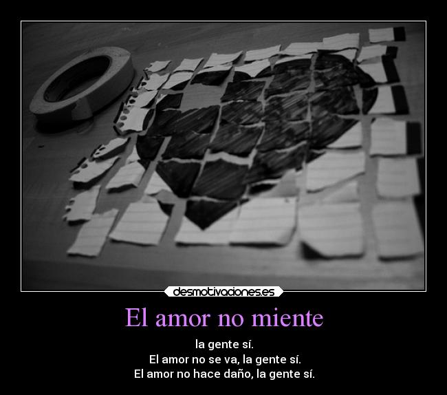 El amor no miente - 
