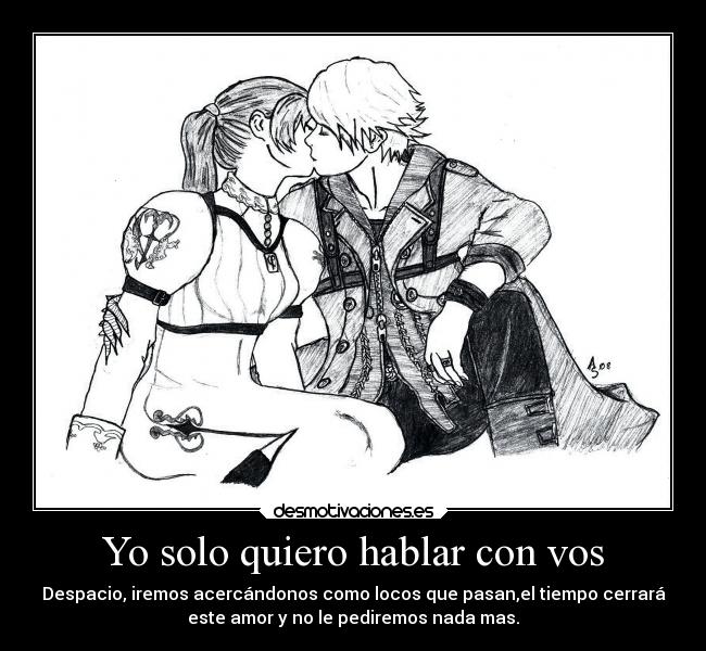 Yo solo quiero hablar con vos - 