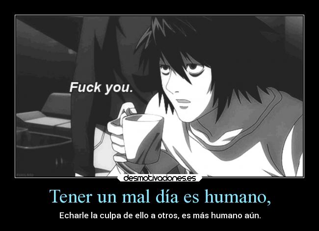 carteles anime death note lawliet light yagami kira misa matsuda desmotivaciones