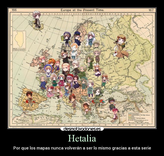 Hetalia - Por que los mapas nunca volverán a ser lo mismo gracias a esta serie