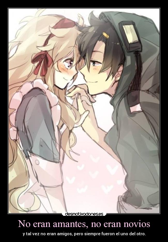 No eran amantes, no eran novios -