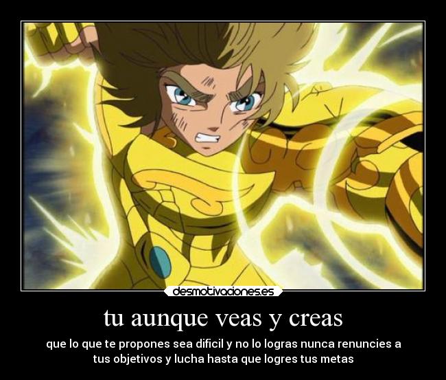 tu aunque veas y creas -