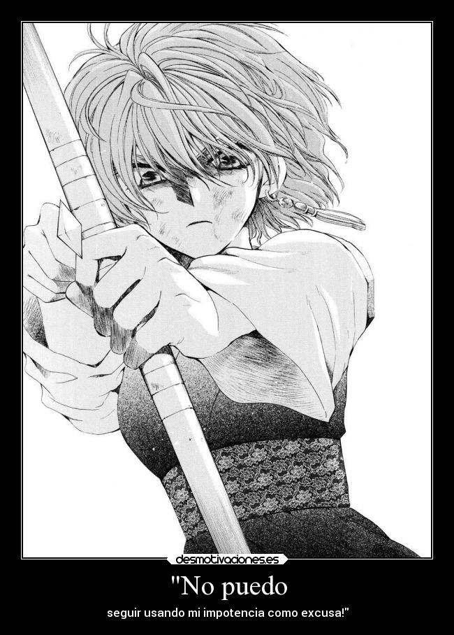 carteles anime manga akatsukinoyona yona excusa desmotivaciones