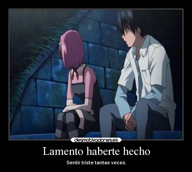 Lamento haberte hecho - 