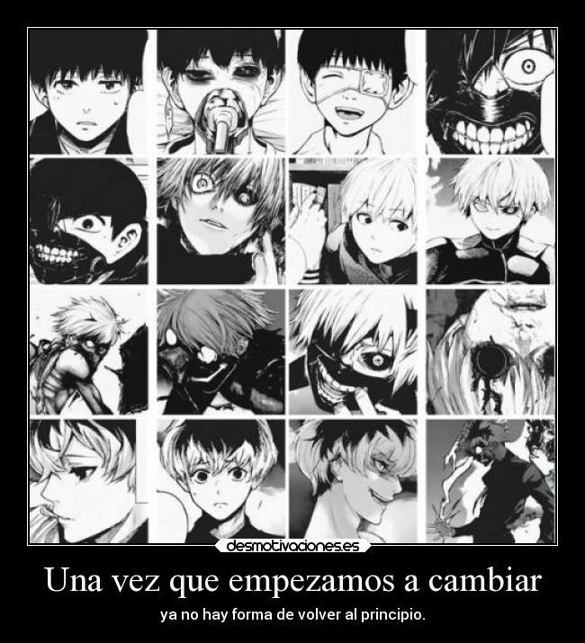 carteles anime manga tokyo ghoul clandominadores ejercitodemar desmotivaciones