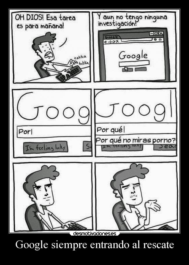 Google siempre entrando al rescate - 