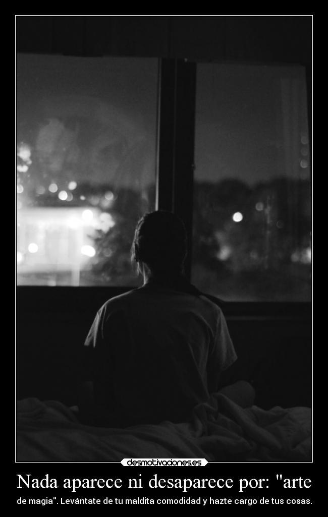 Nada aparece ni desaparece por: arte - 