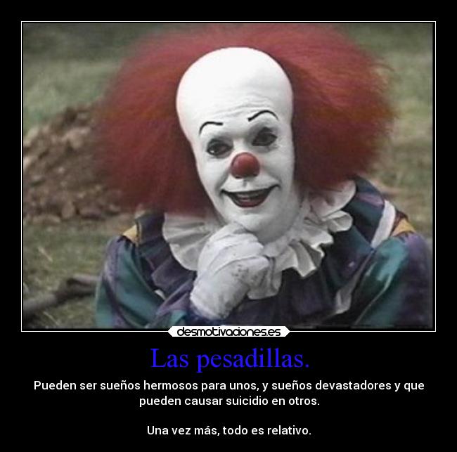 Las pesadillas. - 