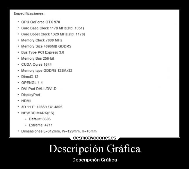 Descripción Gráfica - Descripción Gráfica