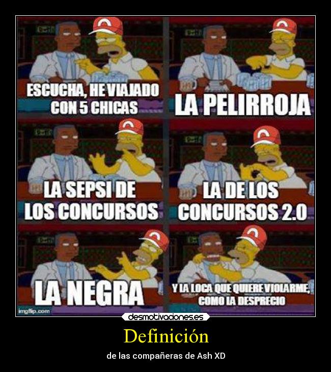 Definición - de las compañeras de Ash XD