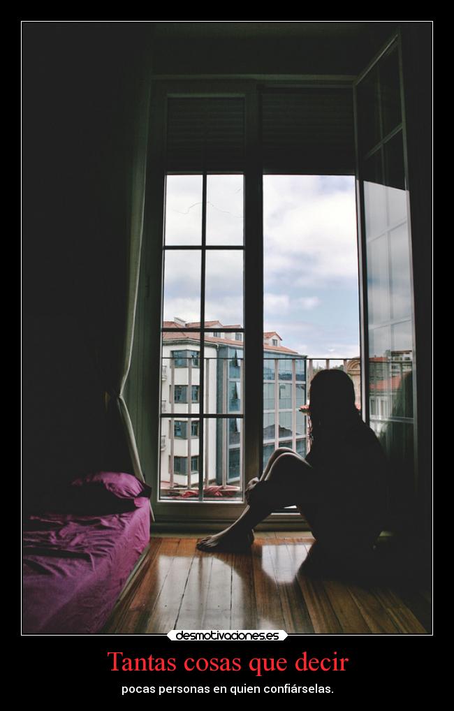 Tantas cosas que decir - 