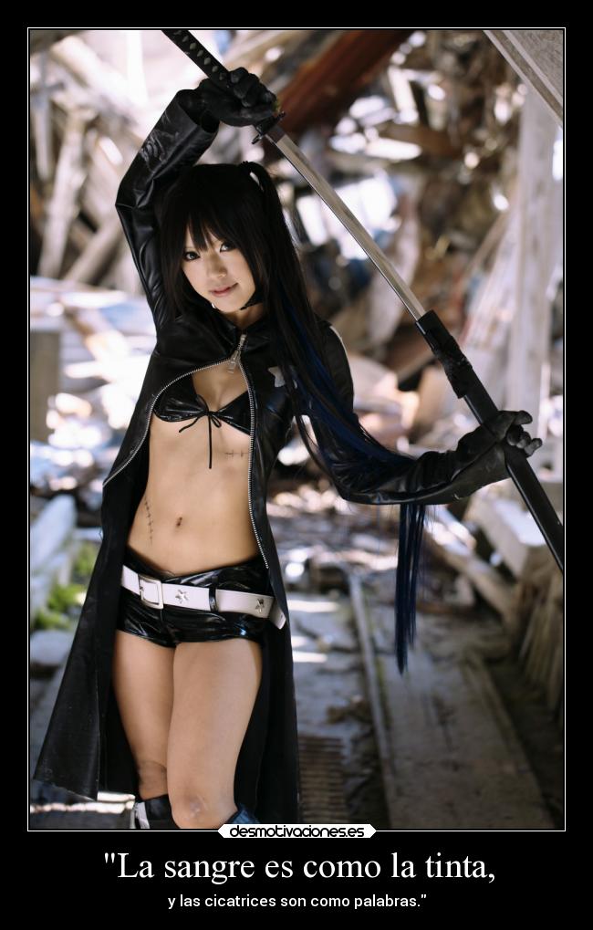 La sangre es como la tinta, -