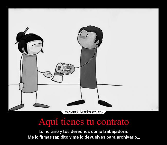 Aquí tienes tu contrato - 