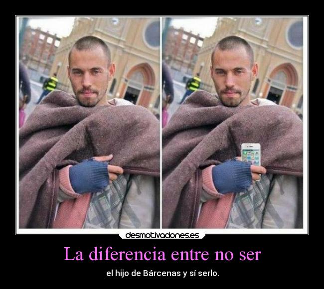 La diferencia entre no ser -