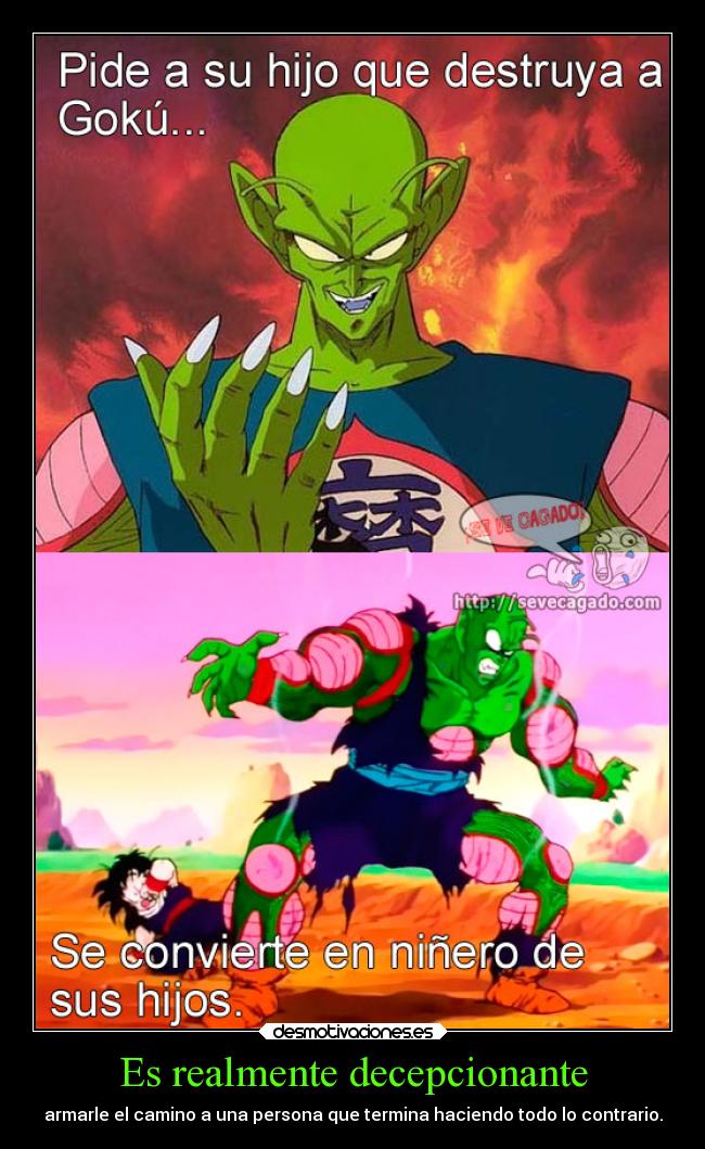 carteles debilidad internet ideas humor devilbrigade dragon ball piccolo daimaoh daimaku risas gohan goten desmotivaciones