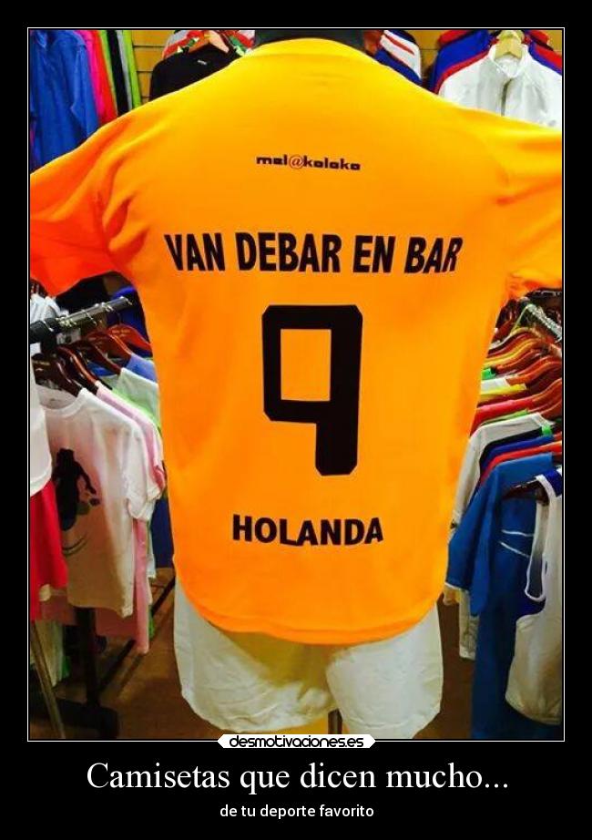 Camisetas que dicen mucho... -