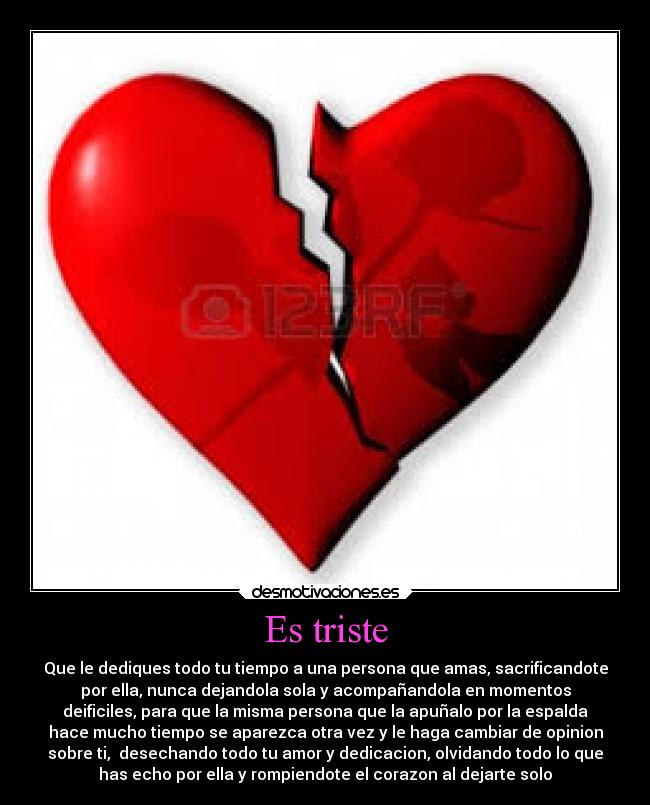 Es triste -