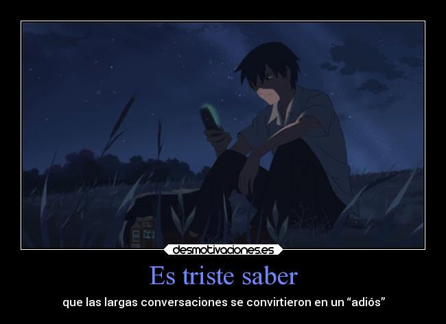 Es triste saber - 